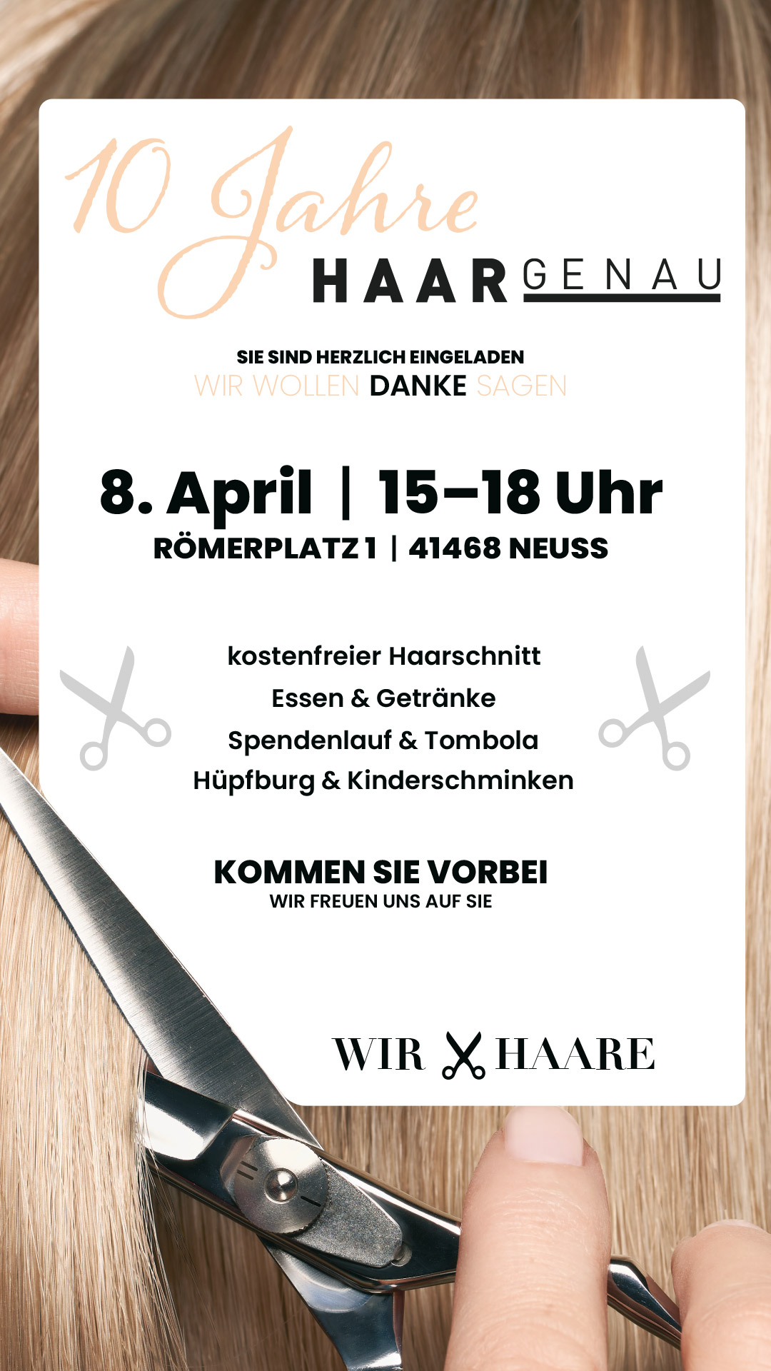 10 Jahre Haargenau Neuss 10 Jahre Haargenau Neuss